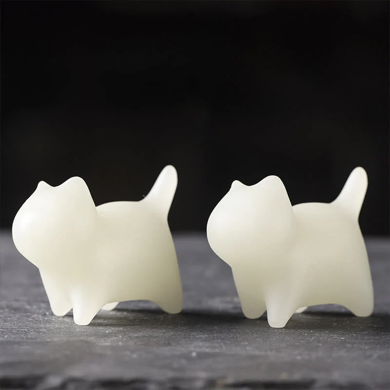 Mini Glowstone Cat Decoration - Luminous Lucky Zen Decor - Image 8