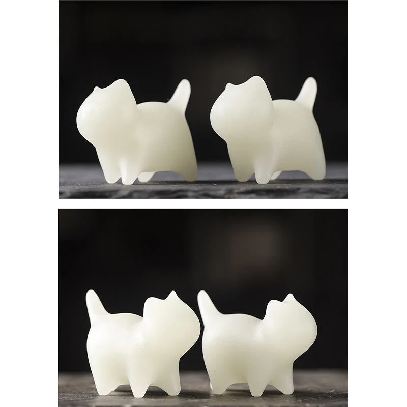 Mini Glowstone Cat Decoration - Luminous Lucky Zen Decor - Image 9
