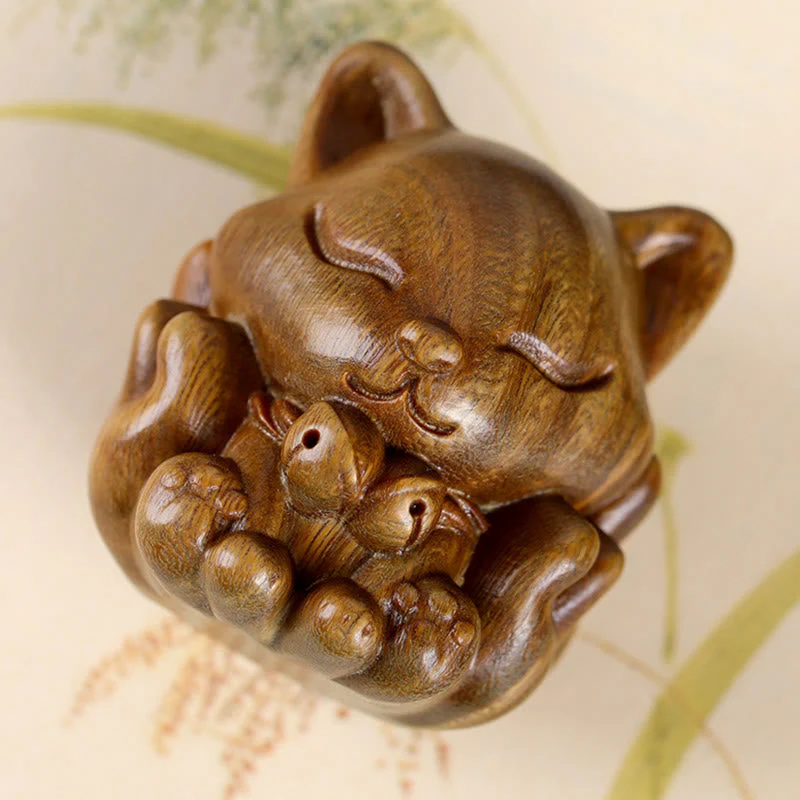 Mini Nine Tailed Fox Zen Blessing Decoration - Image 14
