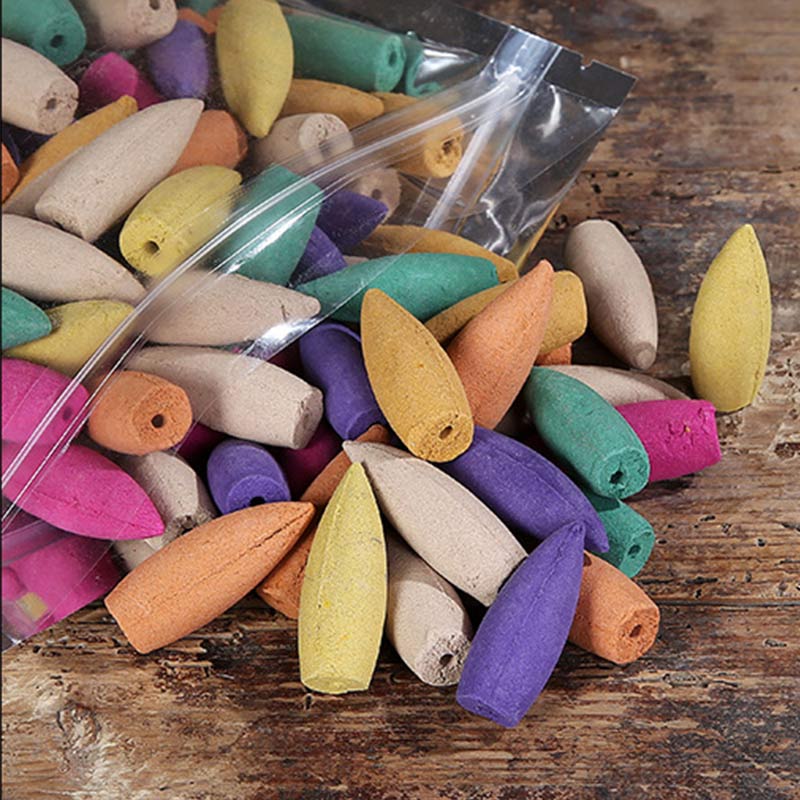 Mixed Aroma Backflow Incense Cones Pack 50 pcs for Relaxation - Image 7