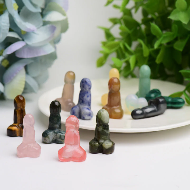 1.1 inch Mixed Crystal Mini Figurine Carvings for Healing - Image 5