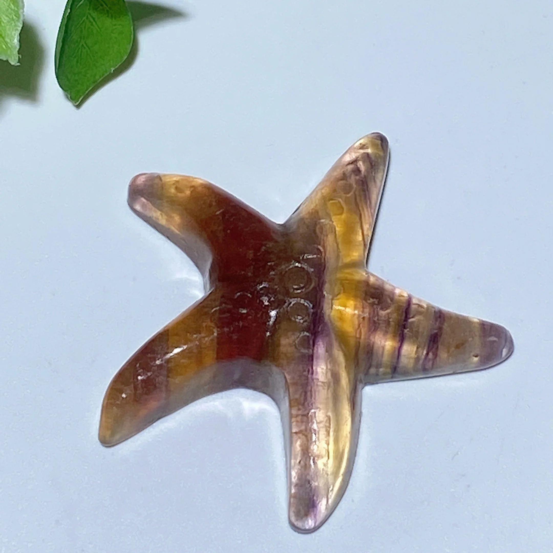 Mixed Crystal Starfish Carvings 1.4-1.7 inch Healing Crystal Animals - Image 12