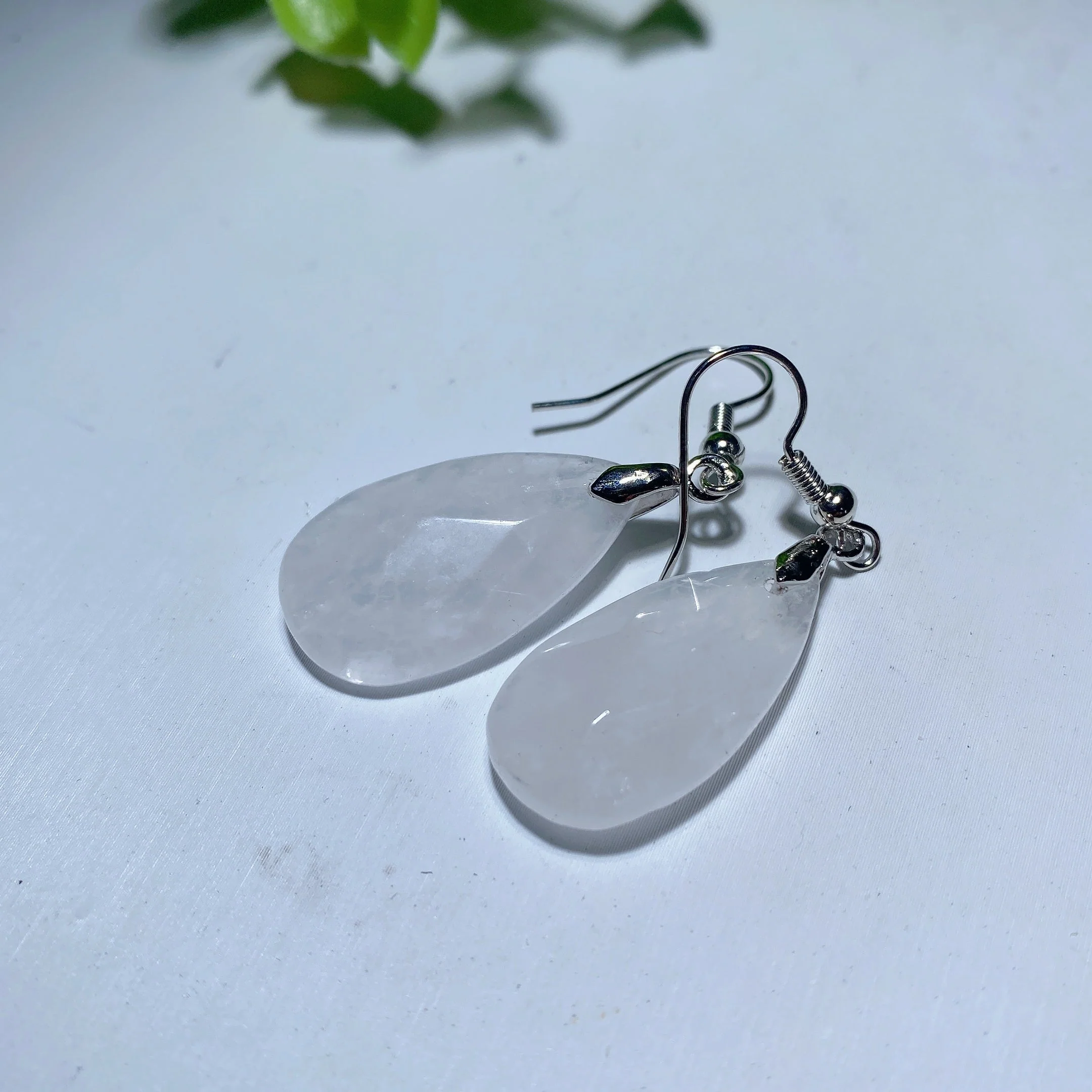 Mixed Crystal Faceted Spiritual Earrings 1 Inch Balance - Image 14