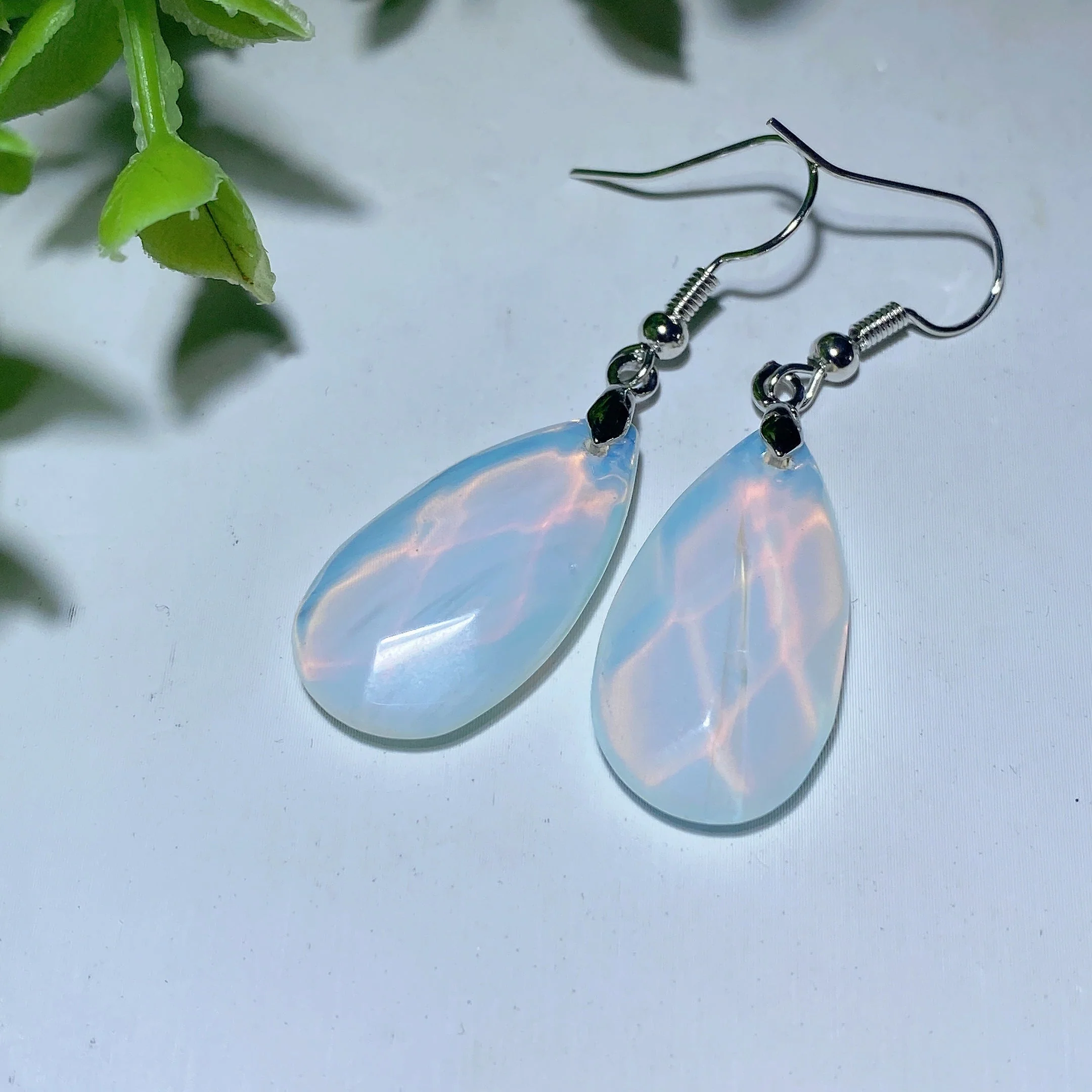 Mixed Crystal Faceted Spiritual Earrings 1 Inch Balance - Image 6