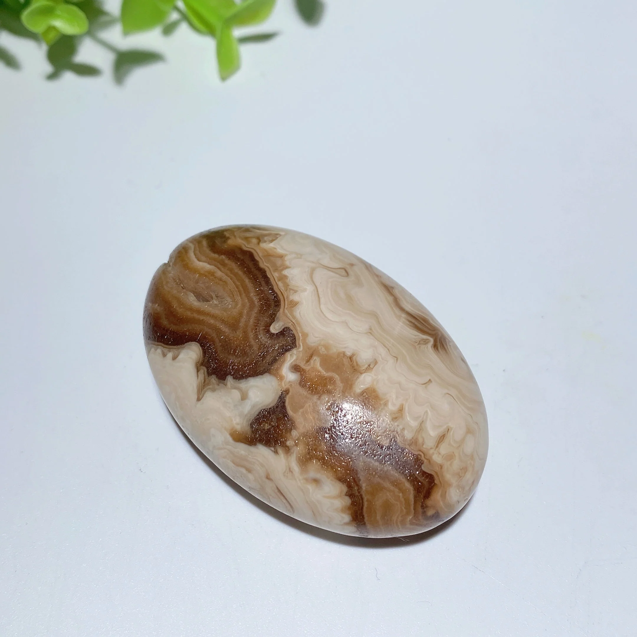 2.3 inch Mixed Crystal Healing Palm Stone for Meditation - Image 12