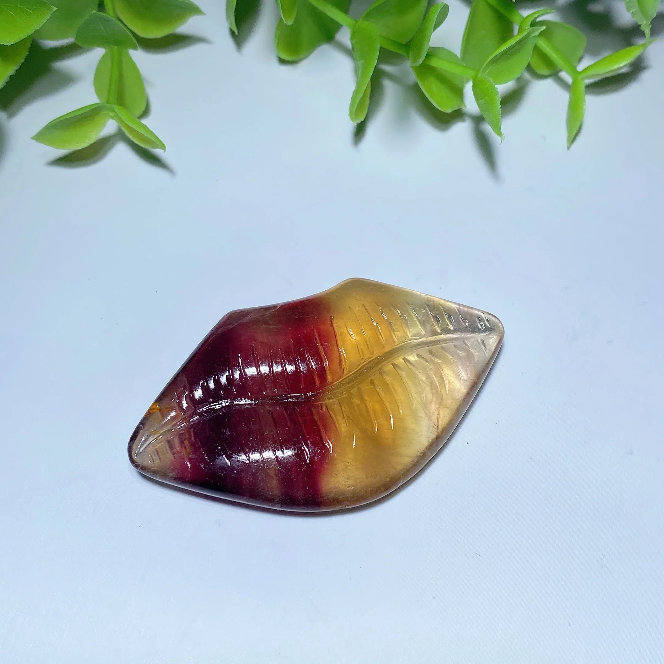 2.0 Inch Mixed Crystal Lips Carving Figurine for Healing - Image 6