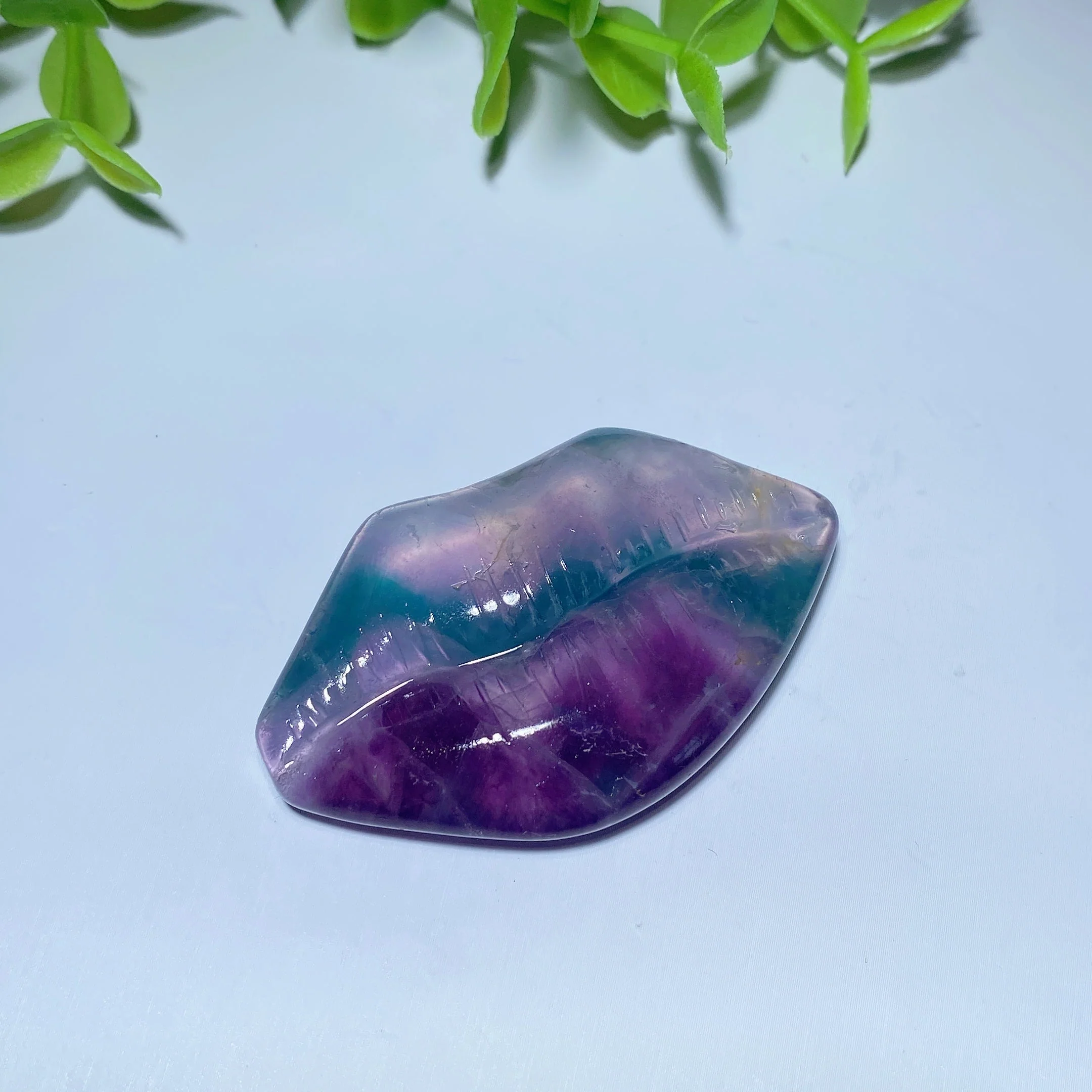 2.0 Inch Mixed Crystal Lips Carving Figurine for Healing - Image 7