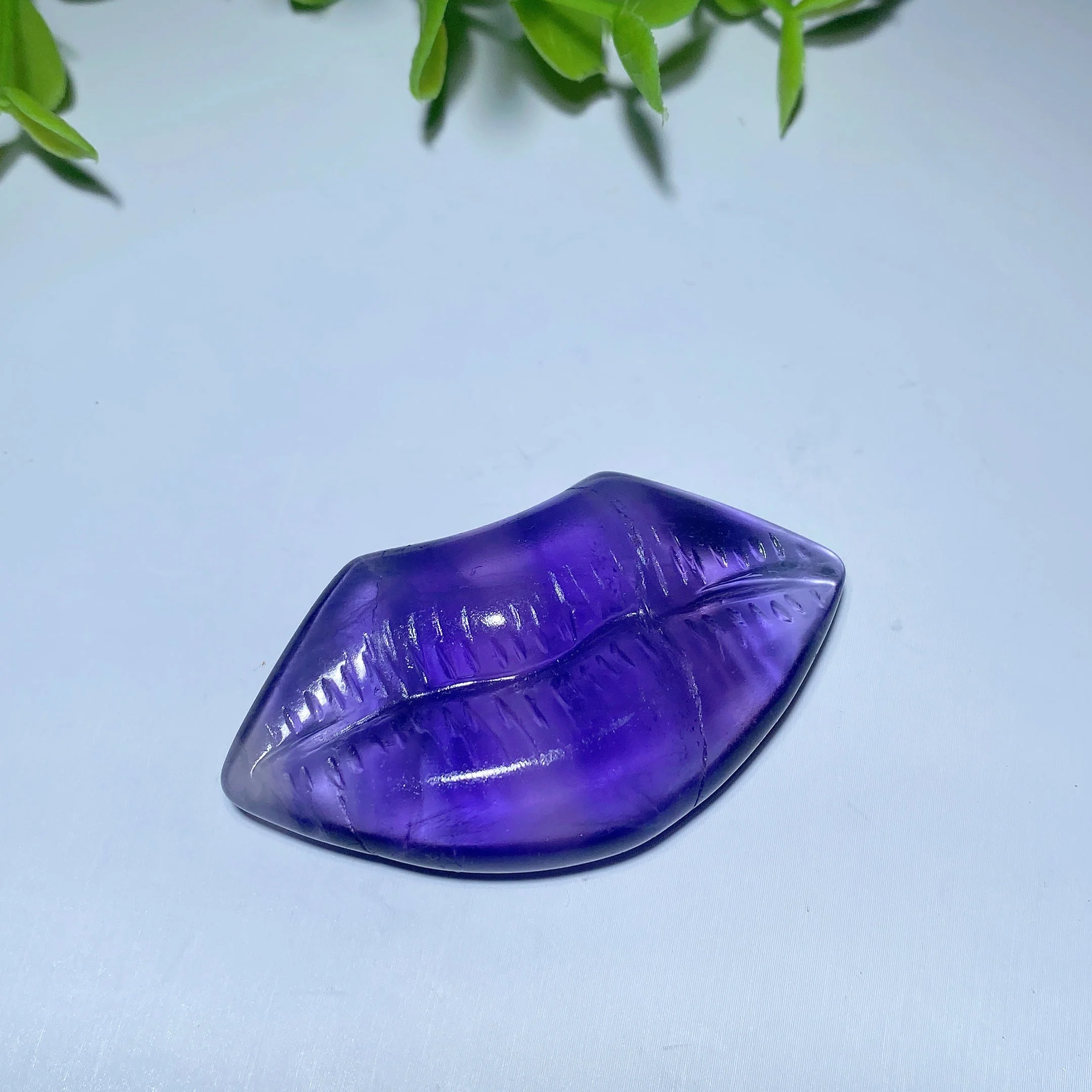 2.0 Inch Mixed Crystal Lips Carving Figurine for Healing - Image 9