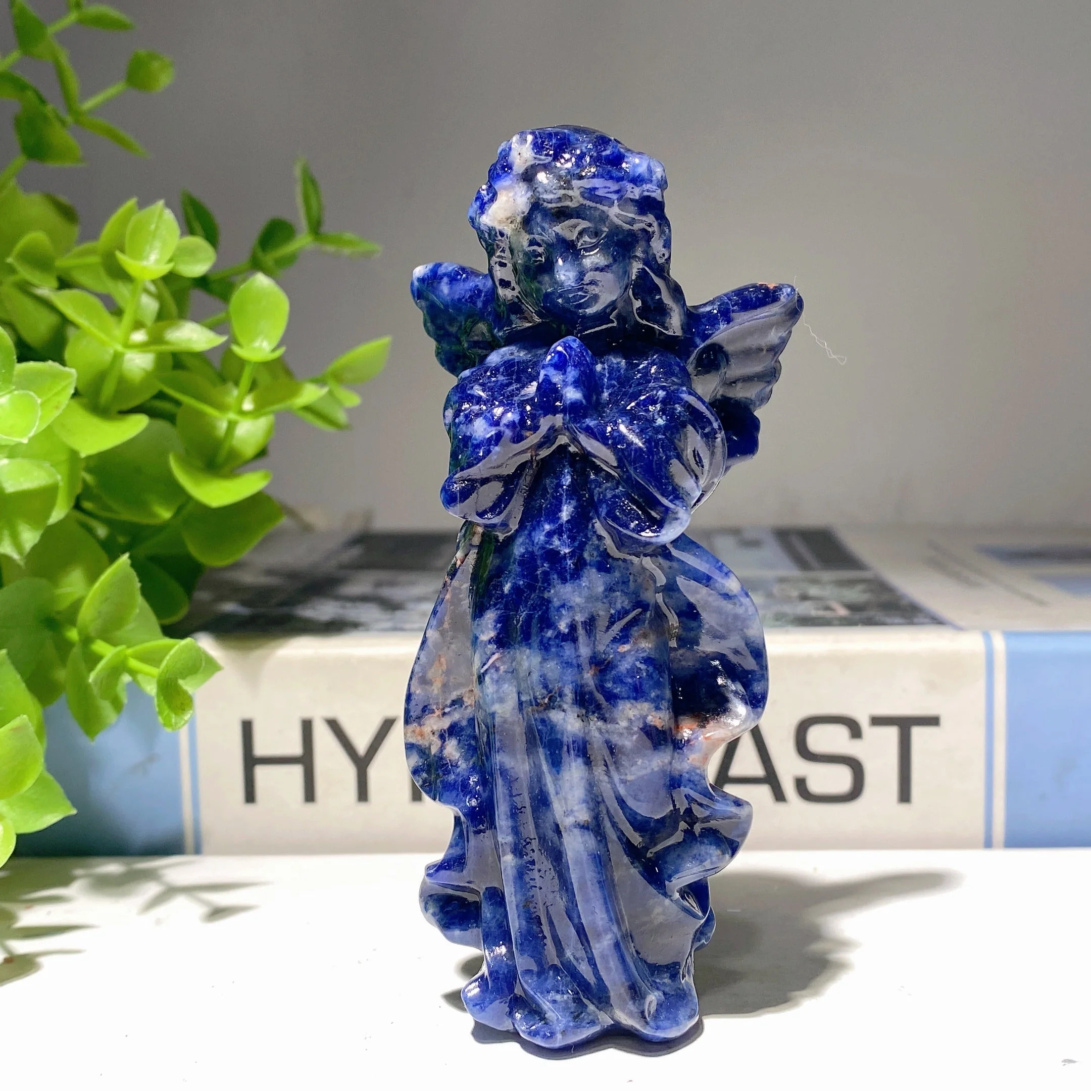 3.9 Inch Mixed Crystal Angel Fairy Figurines for Healing - Image 10