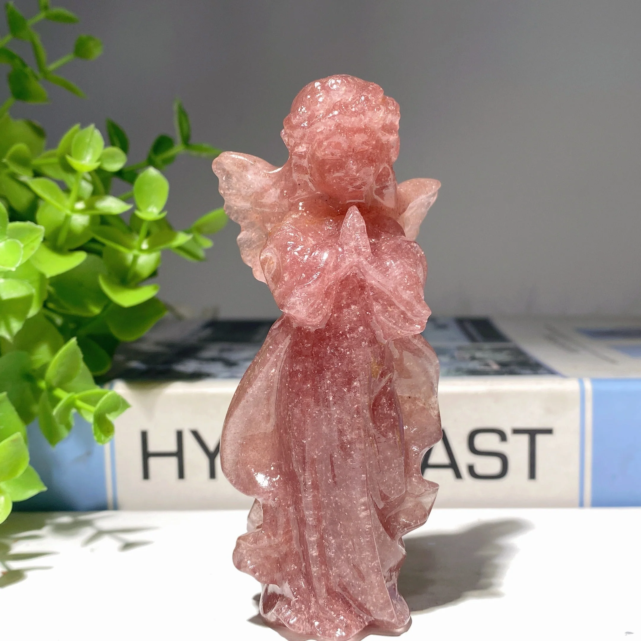 3.9 Inch Mixed Crystal Angel Fairy Figurines for Healing - Image 15