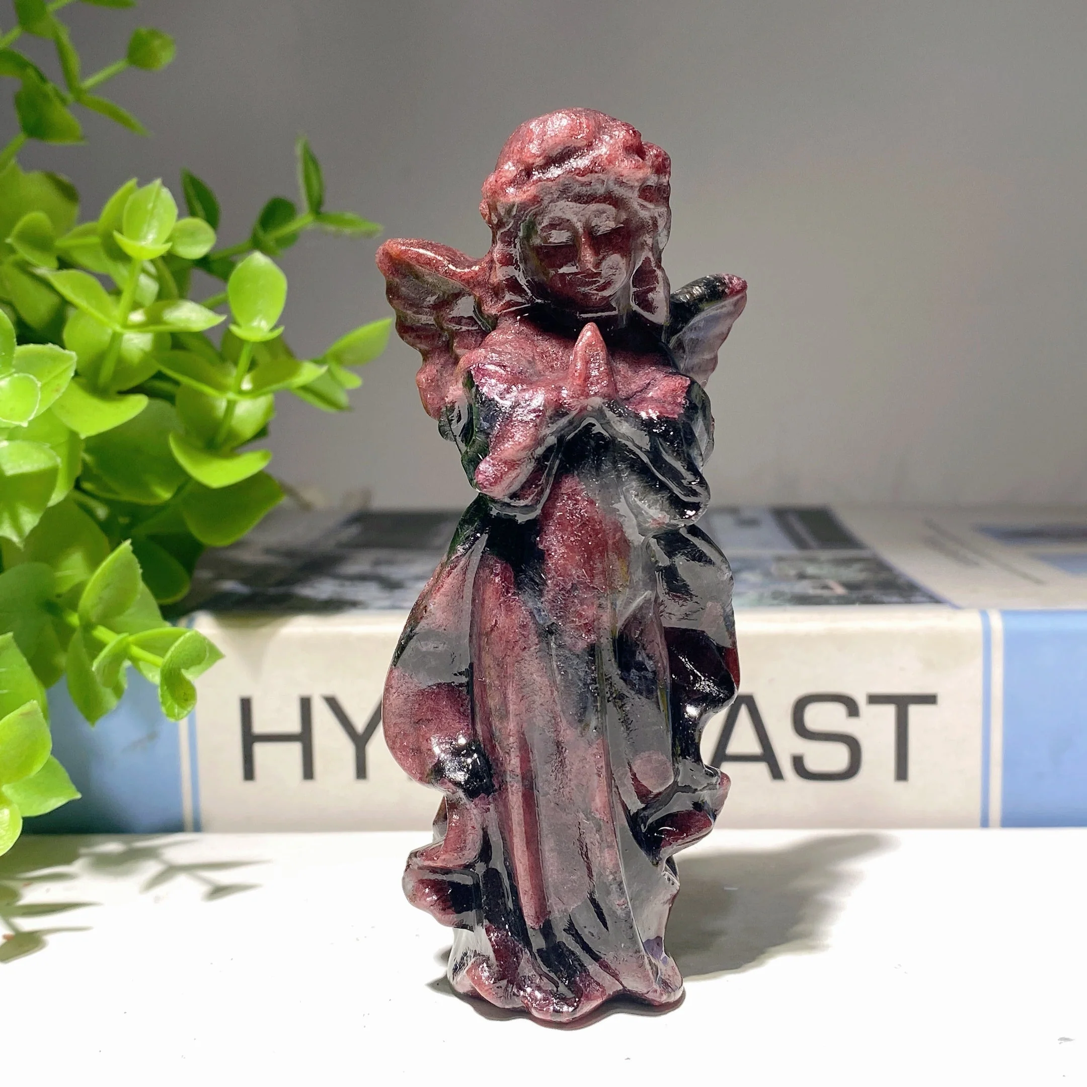 3.9 Inch Mixed Crystal Angel Fairy Figurines for Healing - Image 17