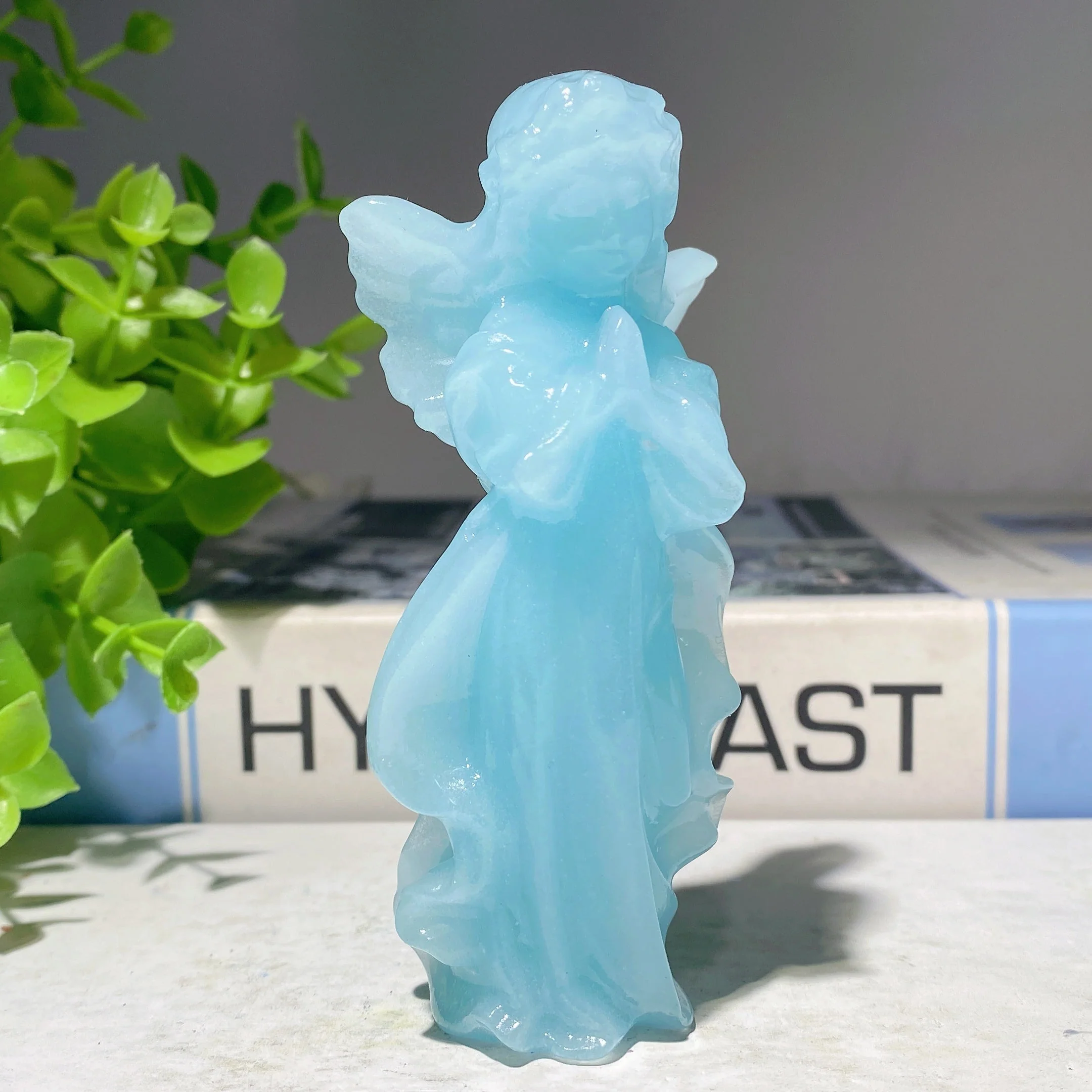 3.9 Inch Mixed Crystal Angel Fairy Figurines for Healing - Image 21