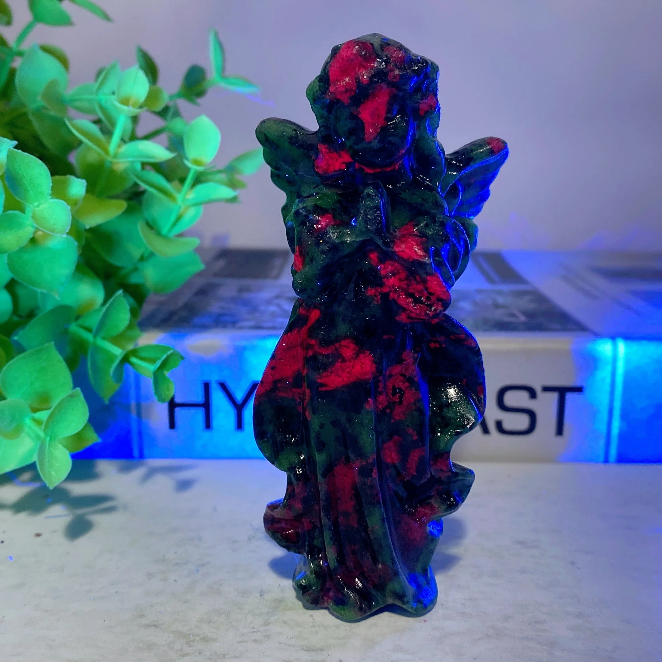 3.9 Inch Mixed Crystal Angel Fairy Figurines for Healing - Image 4