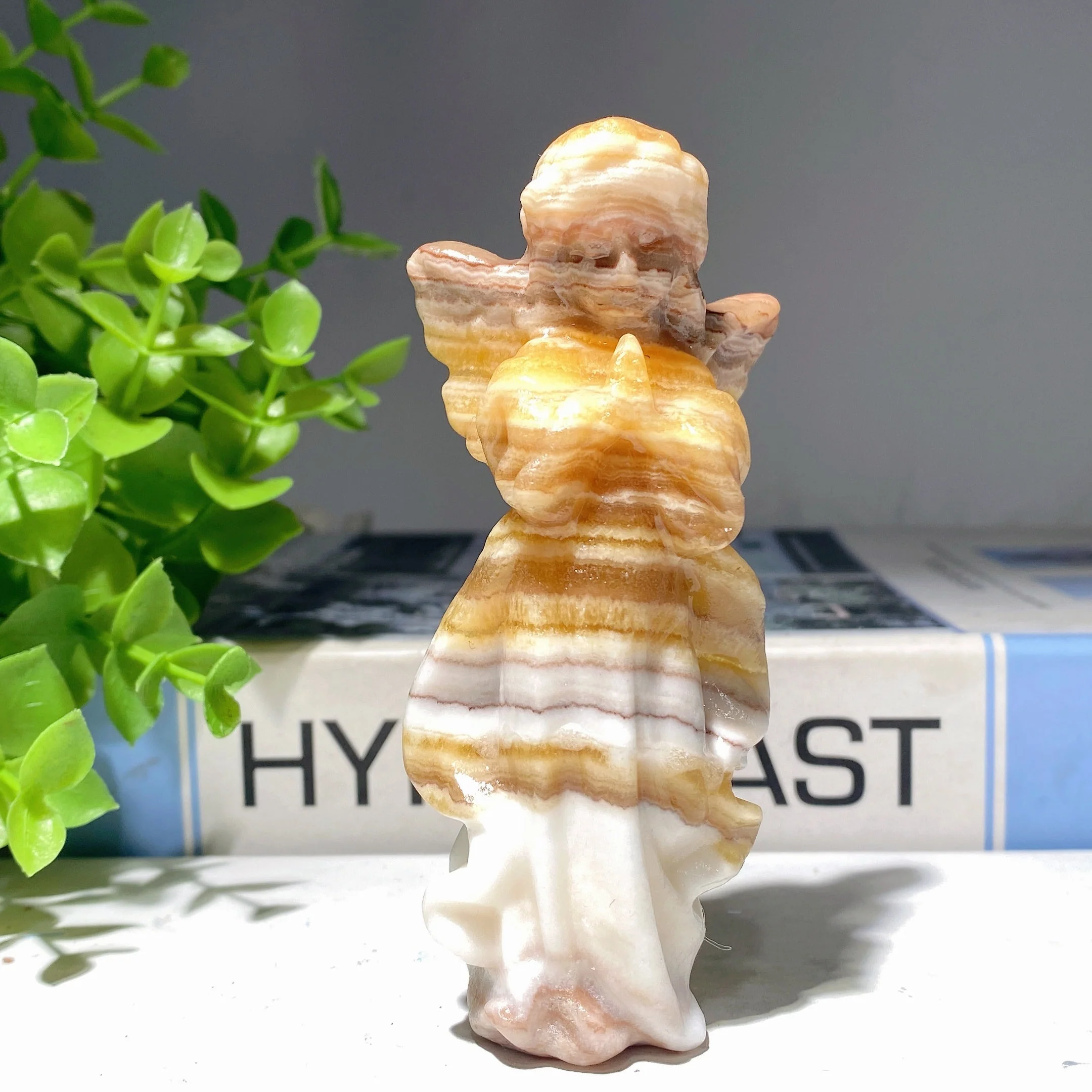 3.9 Inch Mixed Crystal Angel Fairy Figurines for Healing - Image 6