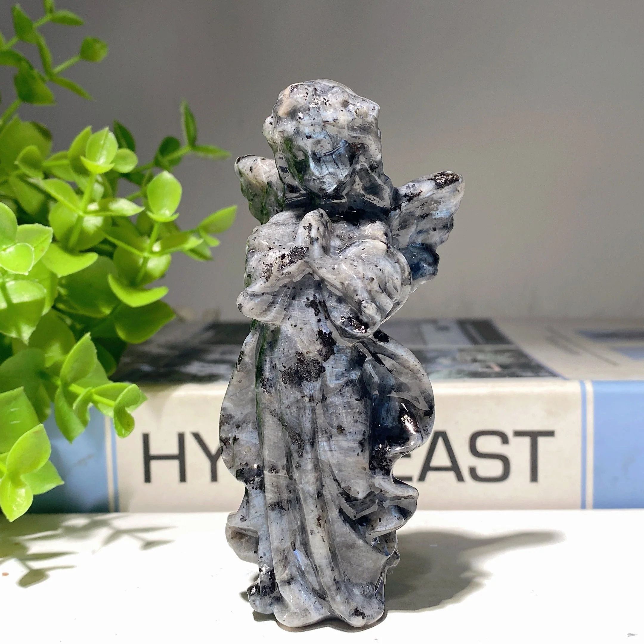 3.9 Inch Mixed Crystal Angel Fairy Figurines for Healing - Image 7