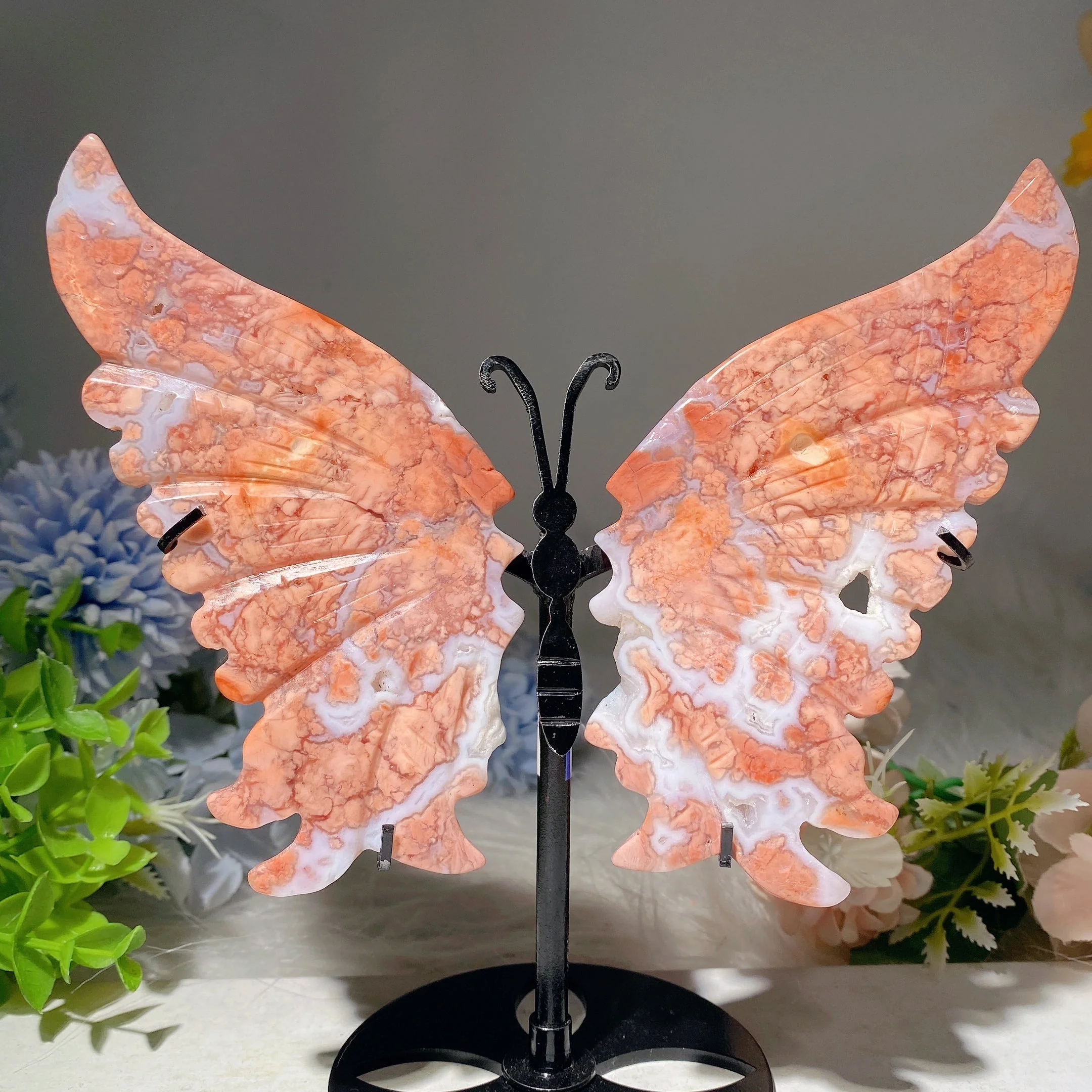 Mixed Crystal Butterfly Wings 6-9in Healing Figurine - Image 5