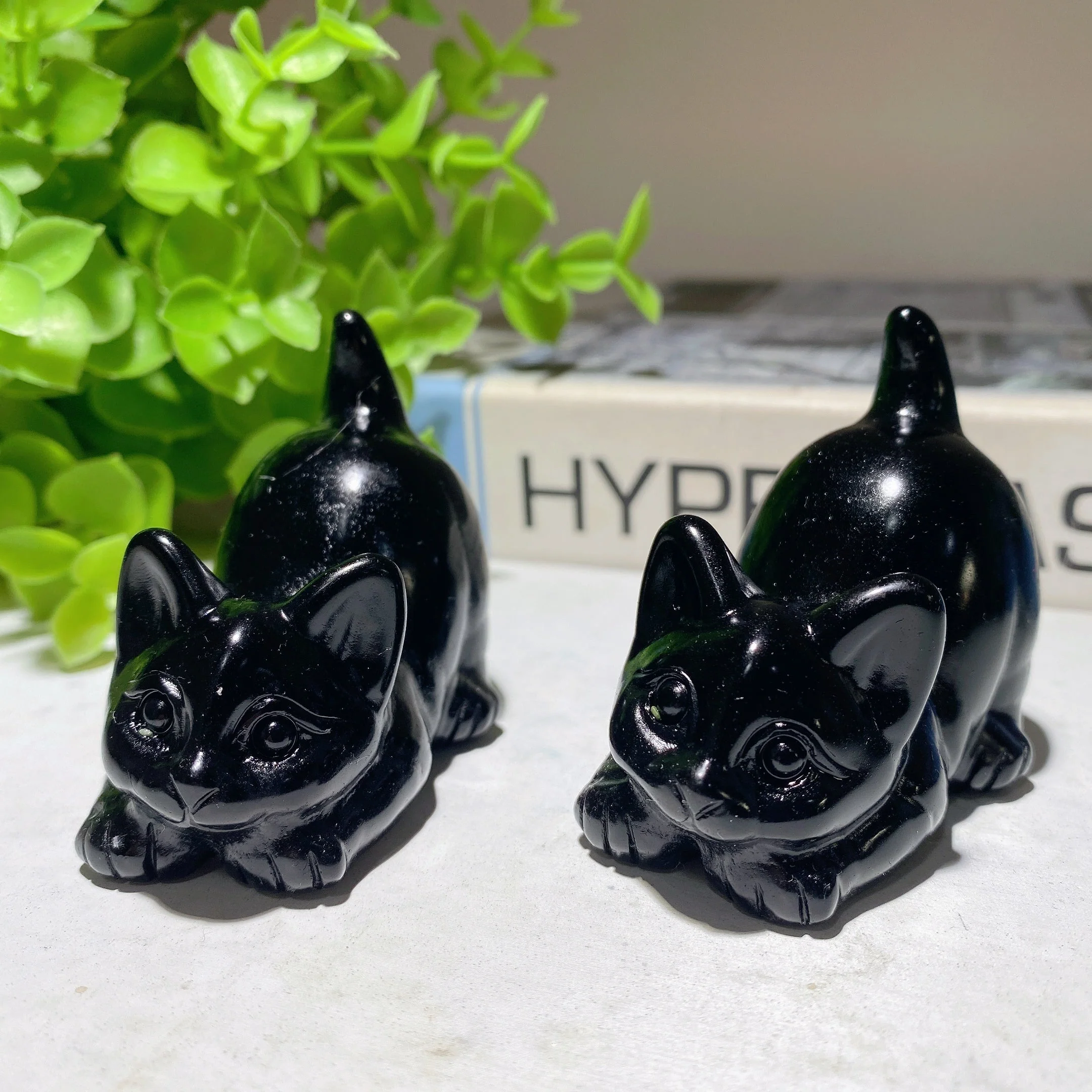 2.3 inch Mixed Crystal Cat Figurines for Healing & Decor - Image 8