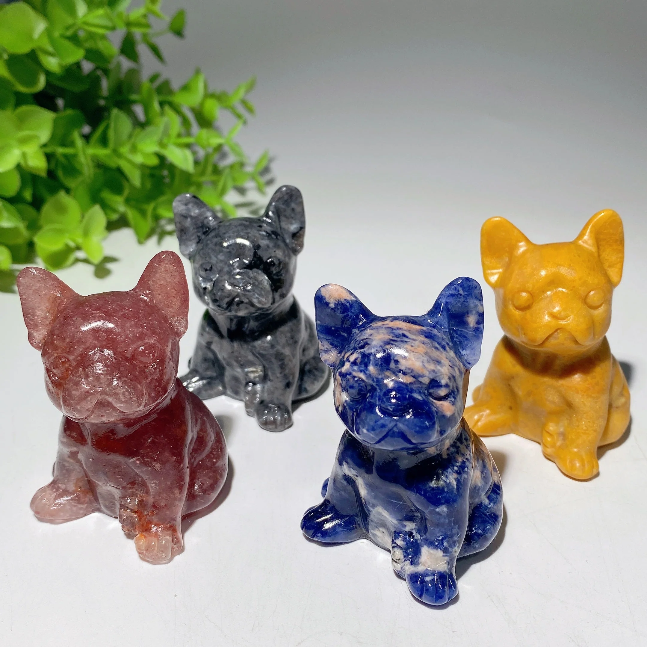 2.3" Mixed Crystal Dog Figurines for Healing Display - Image 5