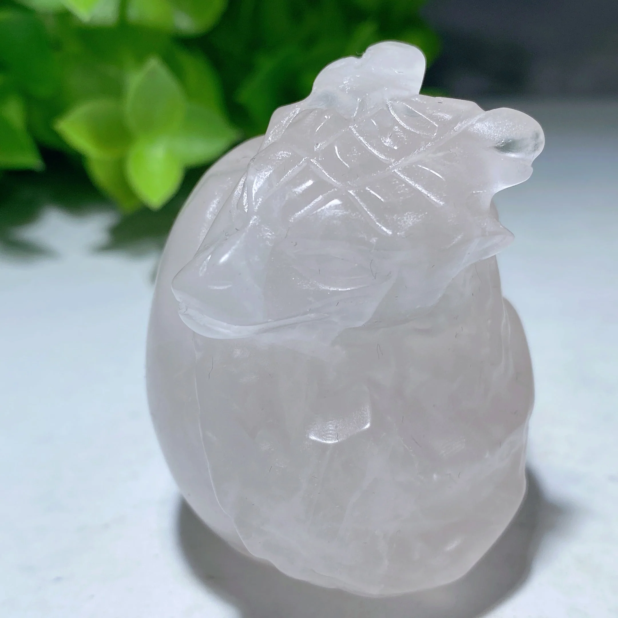 1.9 inch Mixed Crystal Dragon Egg Carving for Healing - Image 12