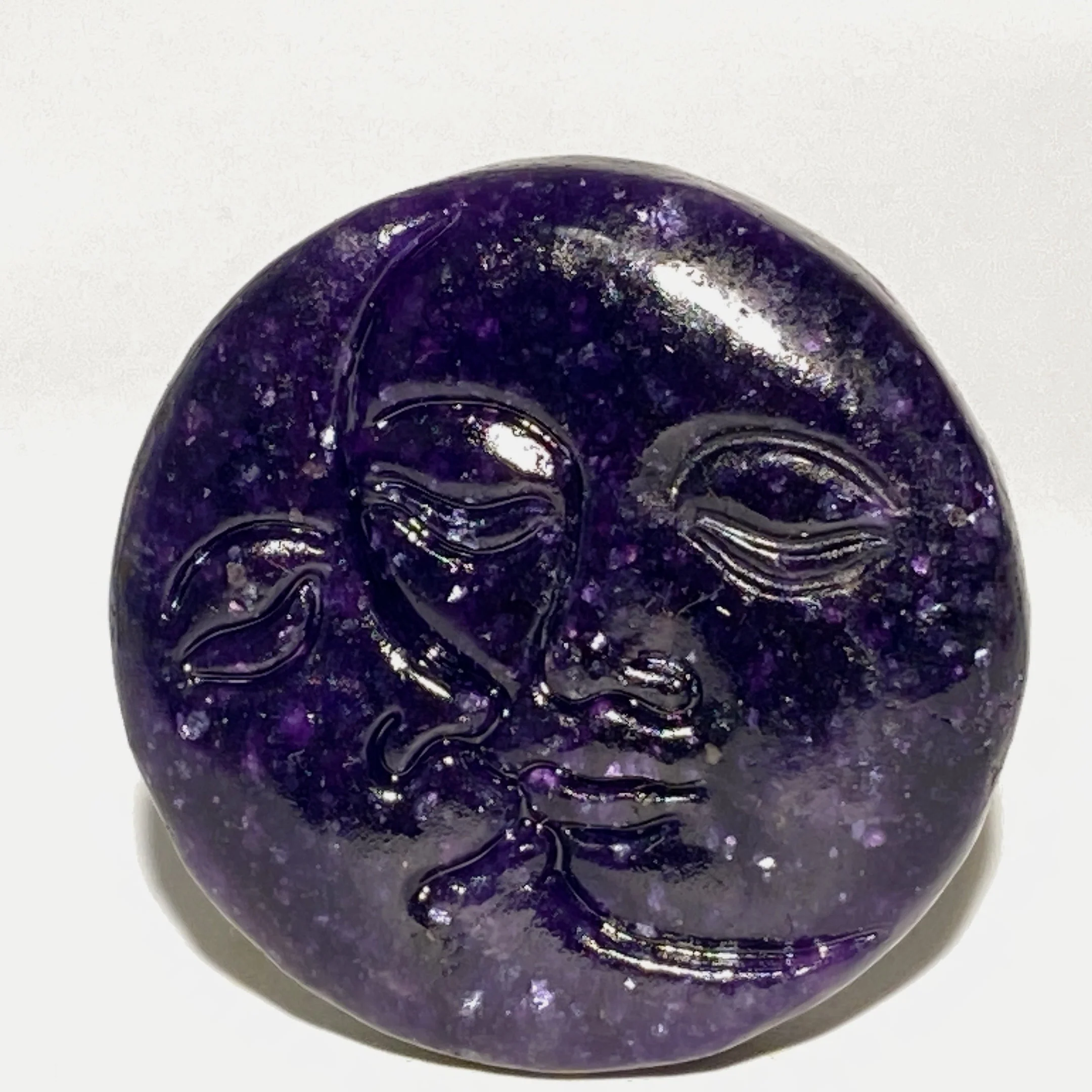 1.7 inch Mixed Crystal Moon & Sun Face Figurine - Image 14