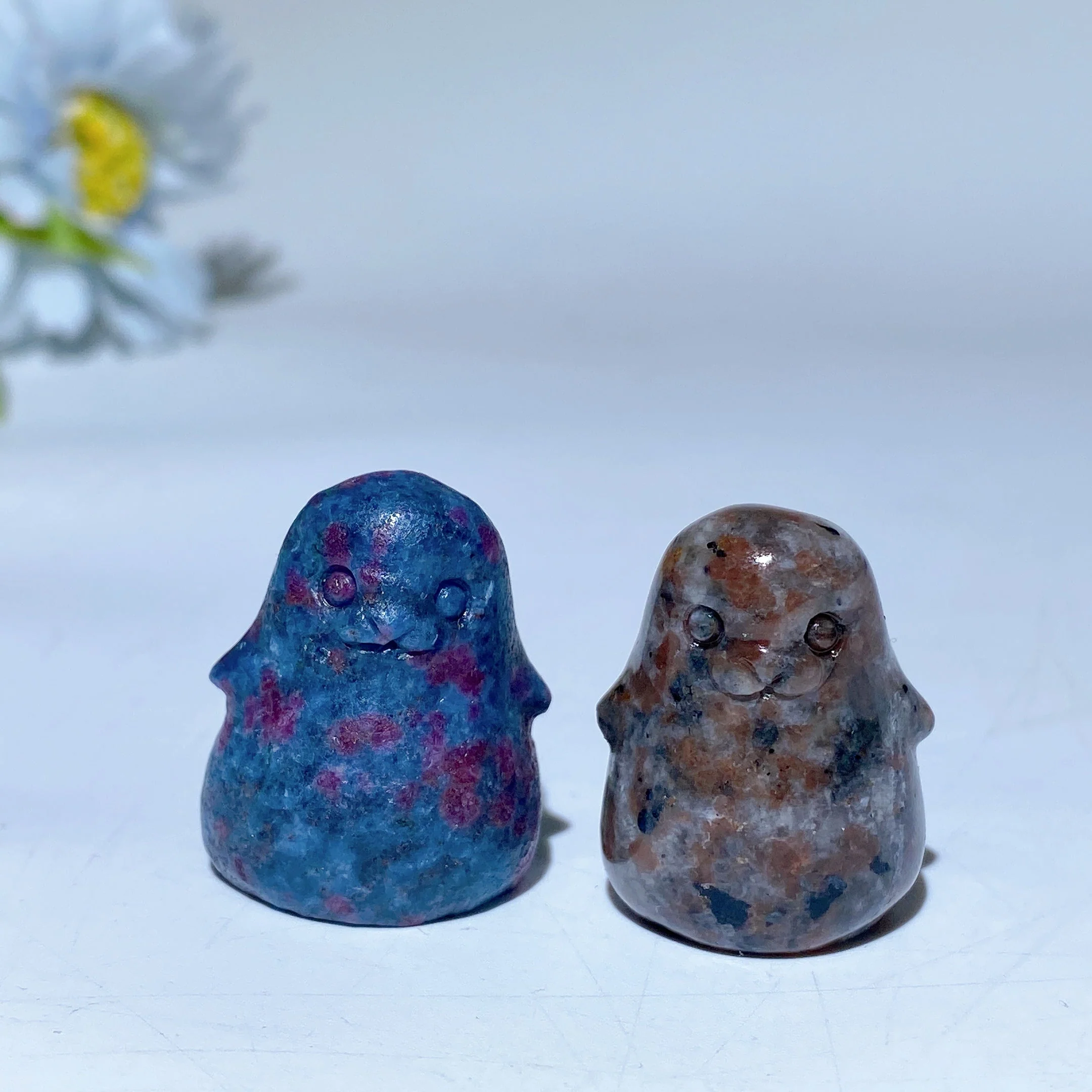 1.2 Inch Mixed Crystal Seal Figurine for Spiritual Healing - Image 6