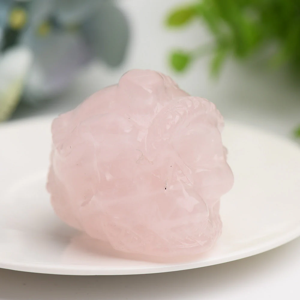 2.2-Inch Mixed Crystal Skull Carvings for Spiritual Healing - Image 3