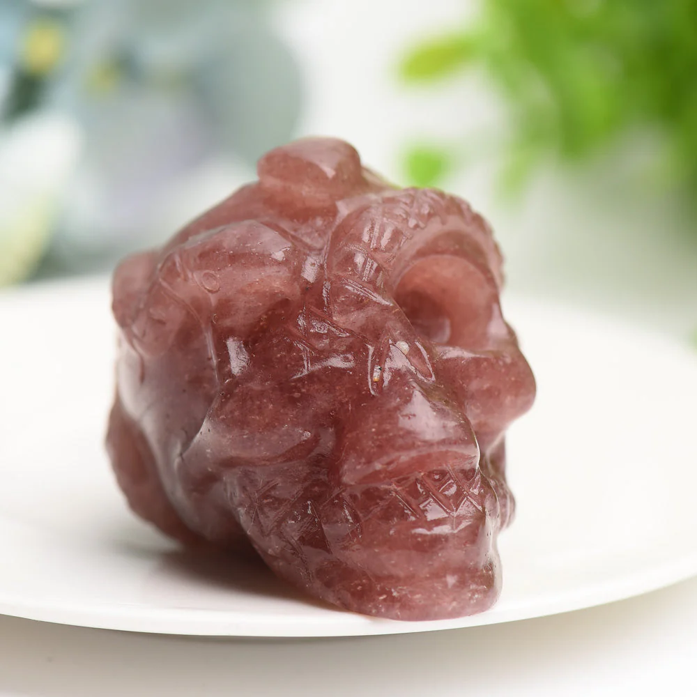 2.2-Inch Mixed Crystal Skull Carvings for Spiritual Healing - Image 8