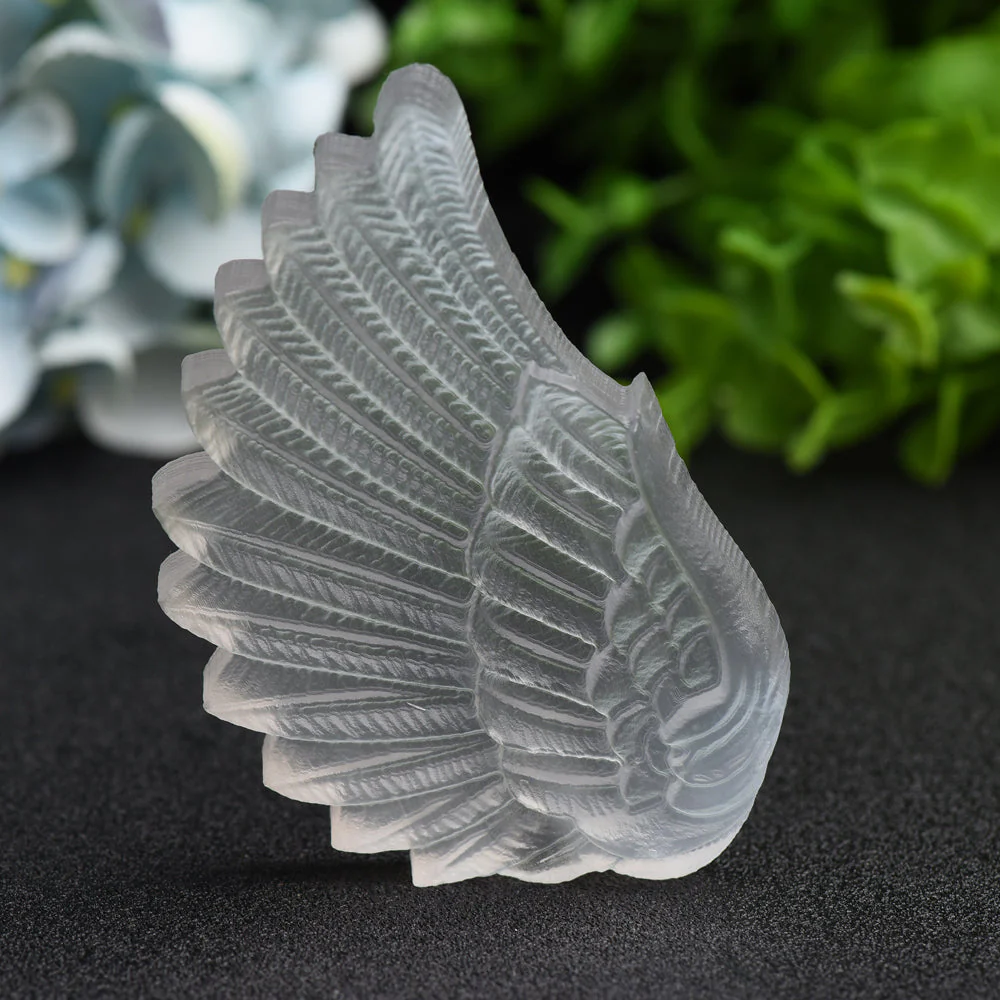 Mixed Crystal Wings Carving 4-Inch Healing Figurines - Image 4