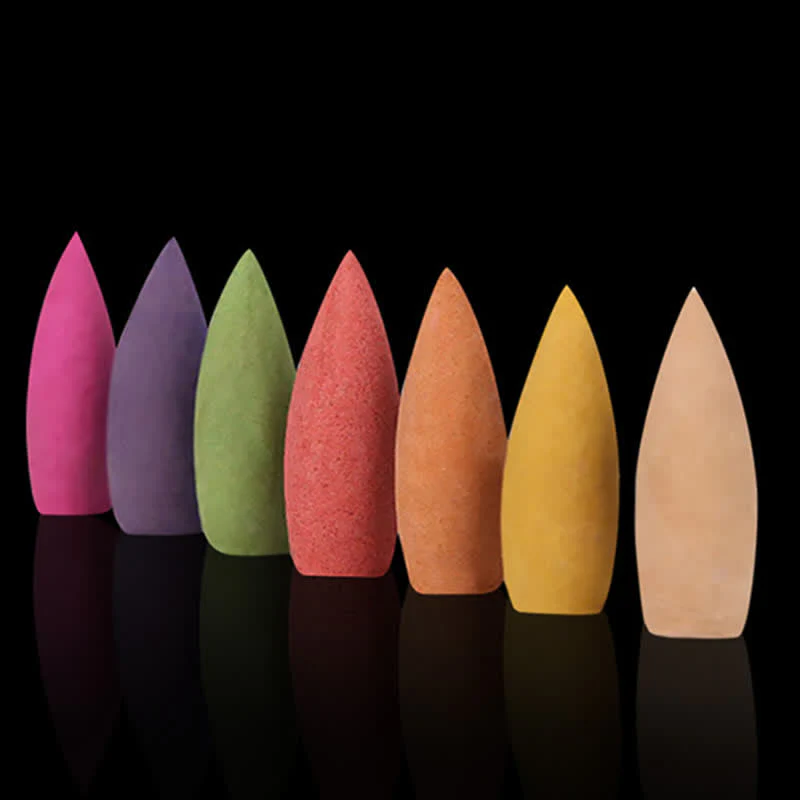 Mixed Floral Aroma Sandalwood Backflow Incense Cones 50 Pack - Image 4