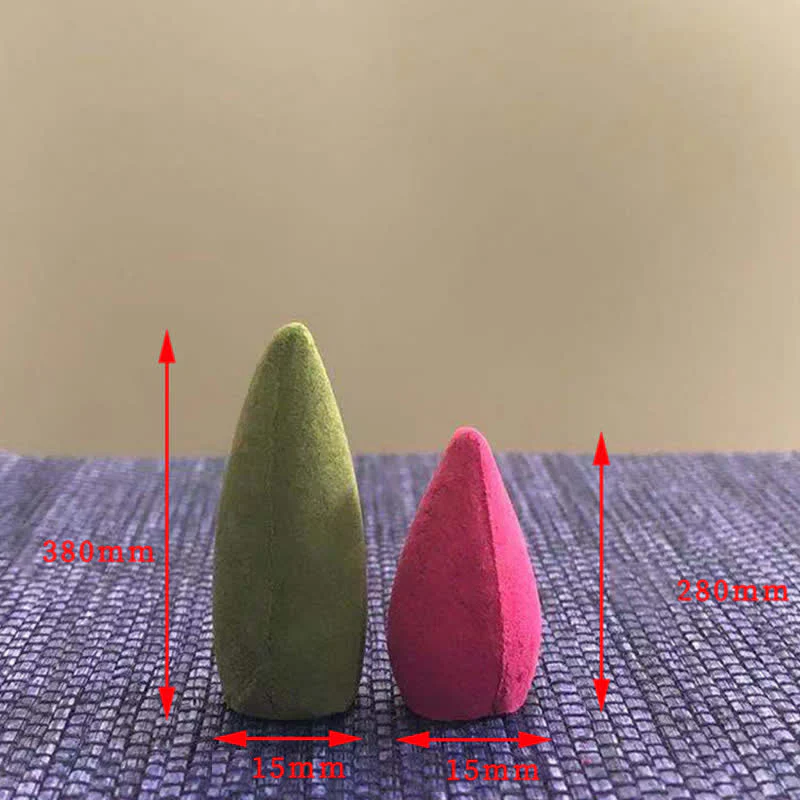 Mixed Floral Aroma Sandalwood Backflow Incense Cones 50 Pack - Image 6