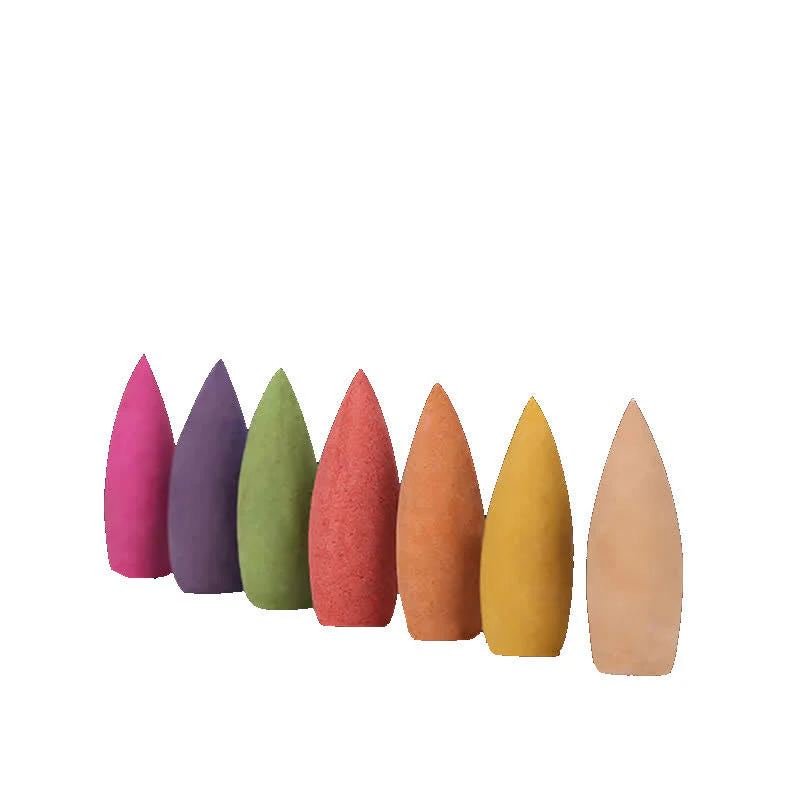 Mixed Floral Aroma Sandalwood Backflow Incense Cones 50 Pack - Image 7