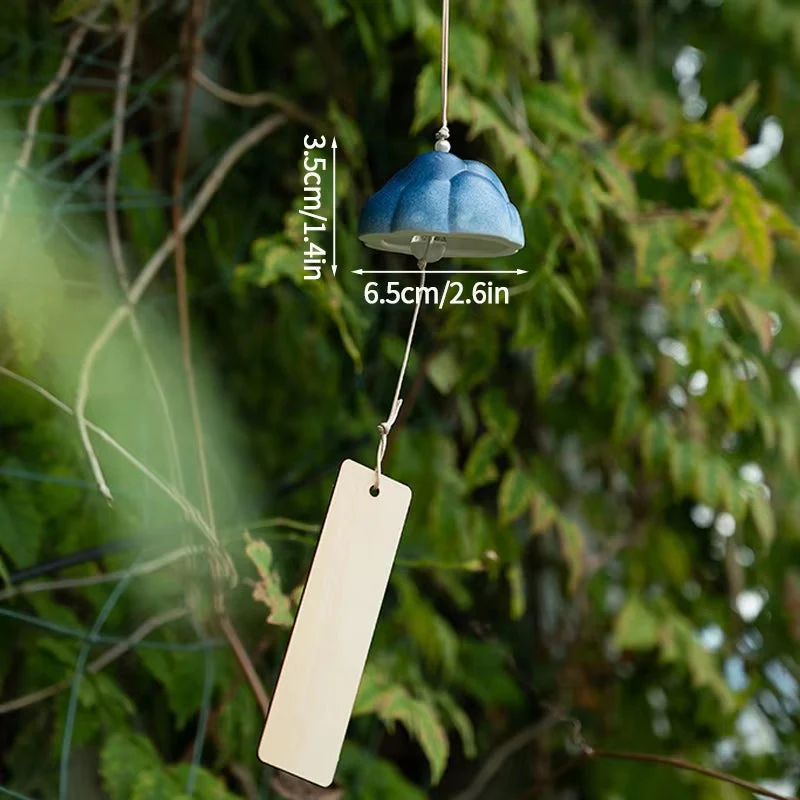 Ceramic Mountain Wind Chime Ornament for Home Decor - Image 11
