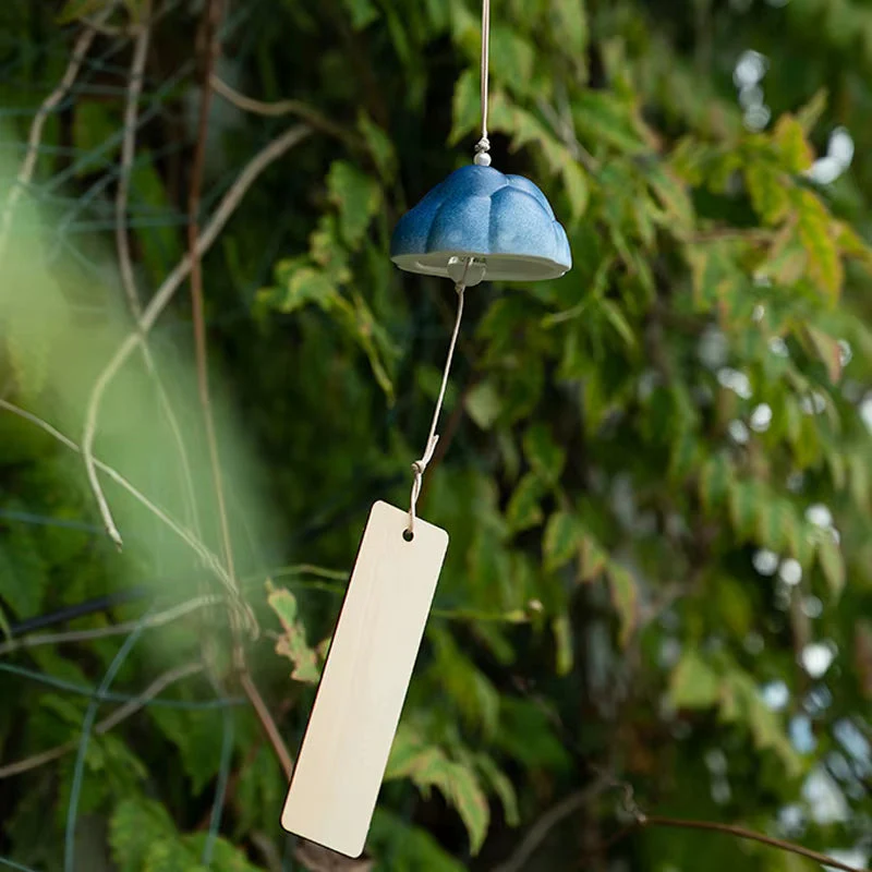 Ceramic Mountain Wind Chime Ornament for Home Decor - Image 4