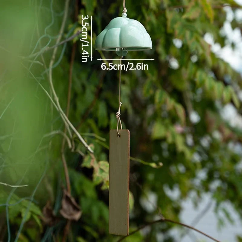 Ceramic Mountain Wind Chime Ornament for Home Decor - Image 8