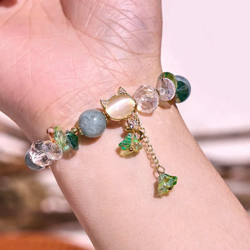 Multi Crystal Cat Balance Bracelet - Image 9