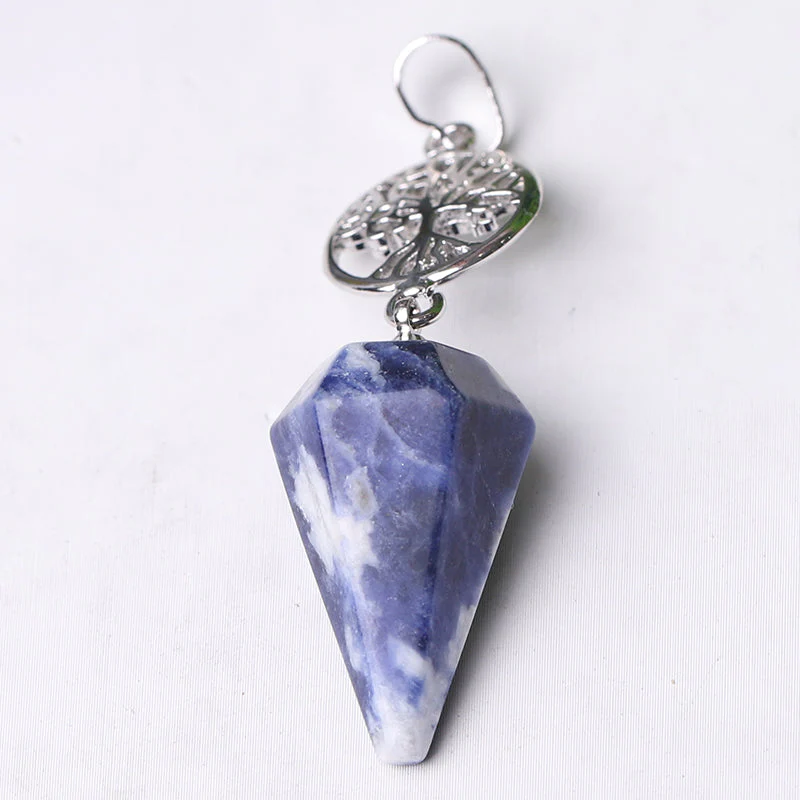 2.2" Multi-Stone Arrowhead Pendant for Spiritual Energy - Image 12