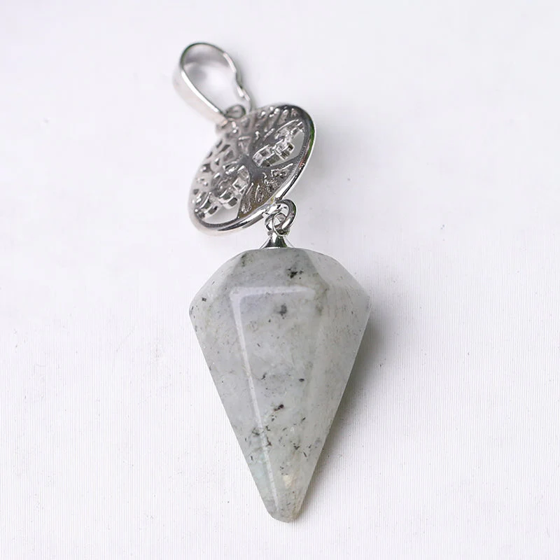 2.2" Multi-Stone Arrowhead Pendant for Spiritual Energy - Image 13