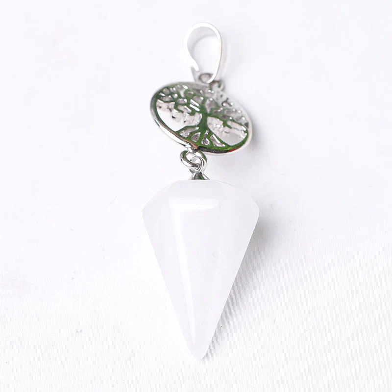2.2" Multi-Stone Arrowhead Pendant for Spiritual Energy - Image 3