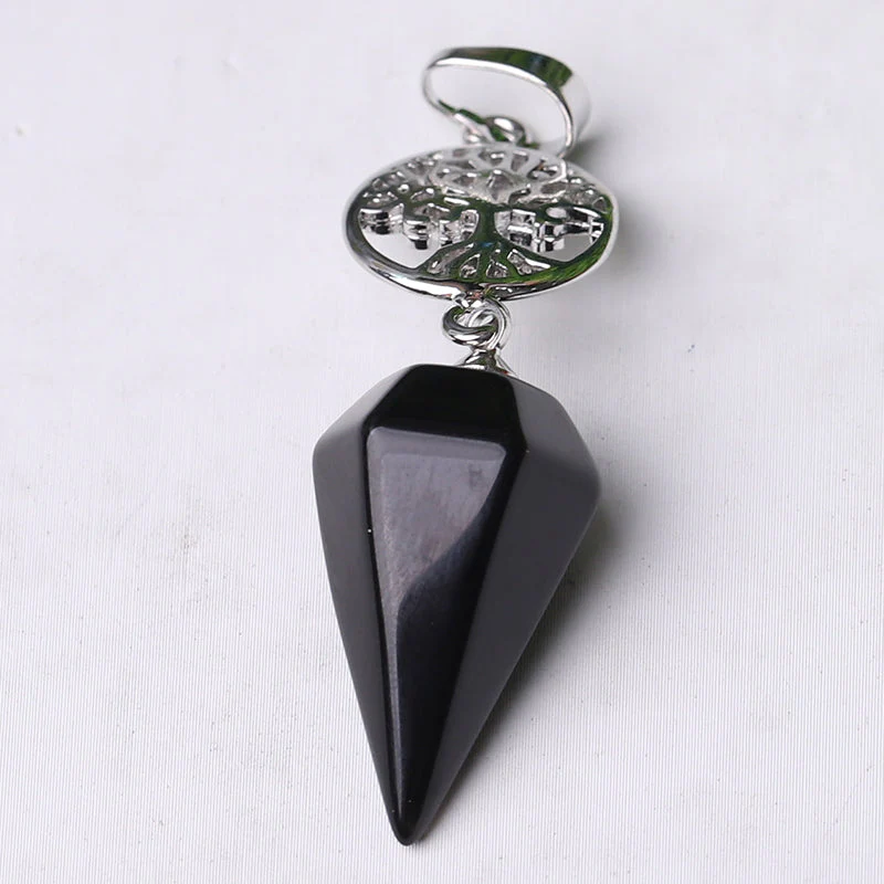 2.2" Multi-Stone Arrowhead Pendant for Spiritual Energy - Image 5