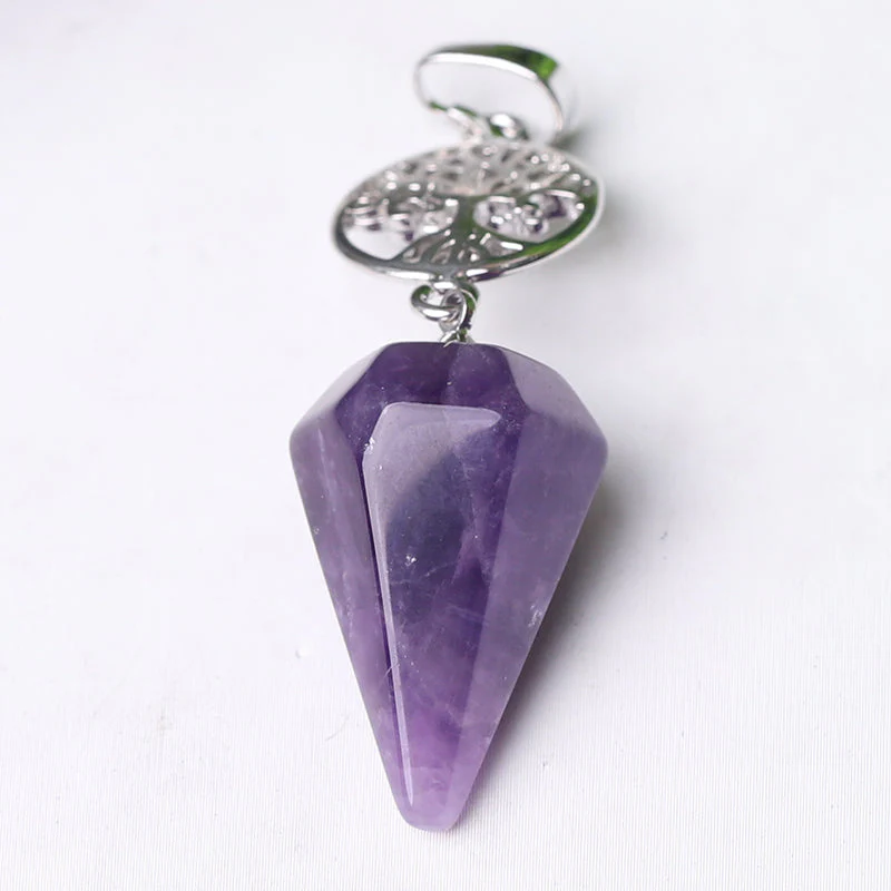 2.2" Multi-Stone Arrowhead Pendant for Spiritual Energy - Image 6