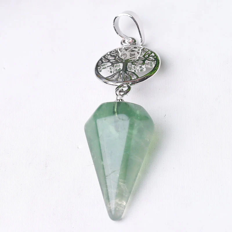 2.2" Multi-Stone Arrowhead Pendant for Spiritual Energy - Image 9
