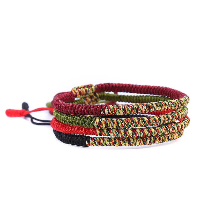 Multicolor Tibetan King Kong Knot Red String Bracelet - Image 14