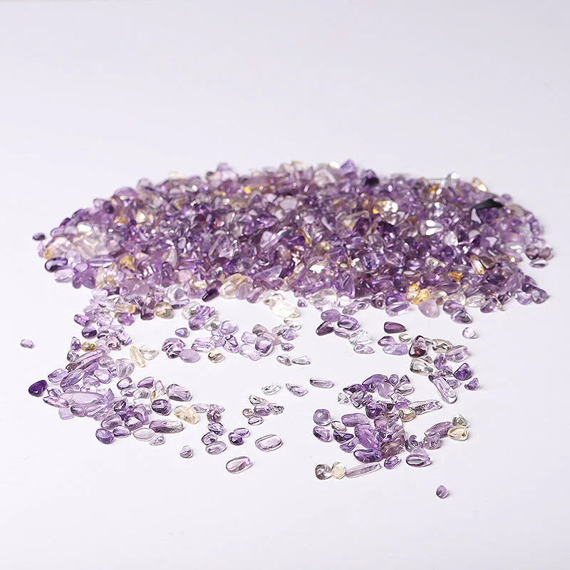 Natural Ametrine Raw Crystal Chips 5-12mm for Decoration - Image 5