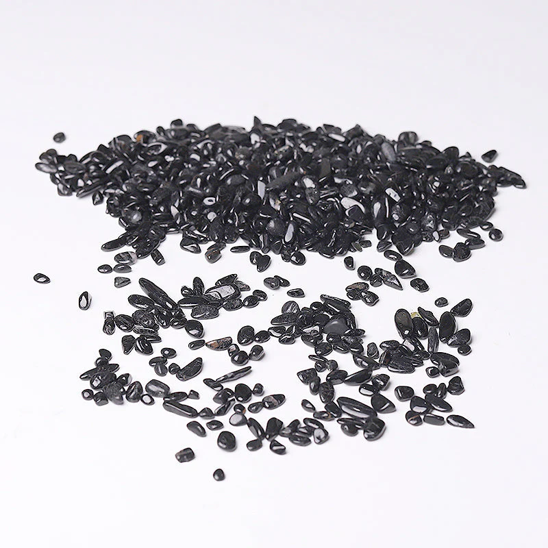 Natural Black Tourmaline Chips 5-9mm for Healing - Image 5