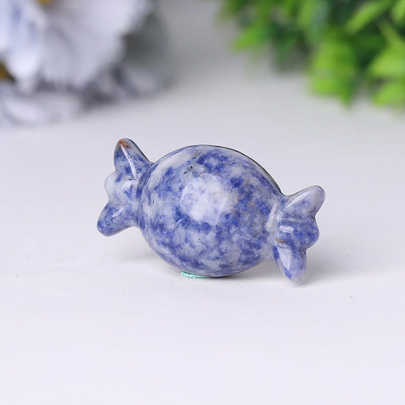 2 Inch Natural Crystal Candy Figurine Carving for Gift - Image 4