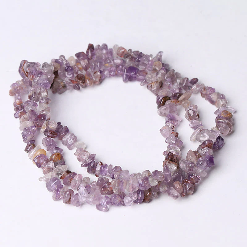 32-inch Natural Crystal Chips String for Jewelry Making - Image 2