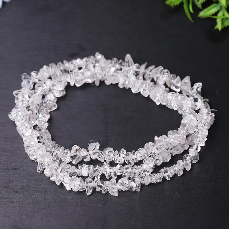 32-inch Natural Crystal Chips String for Jewelry Making - Image 3