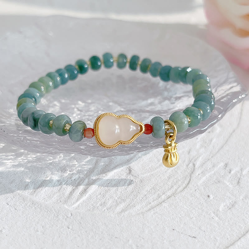Natural Hetian Jade Prosperity Bracelet with PiXiu Charm - Image 5