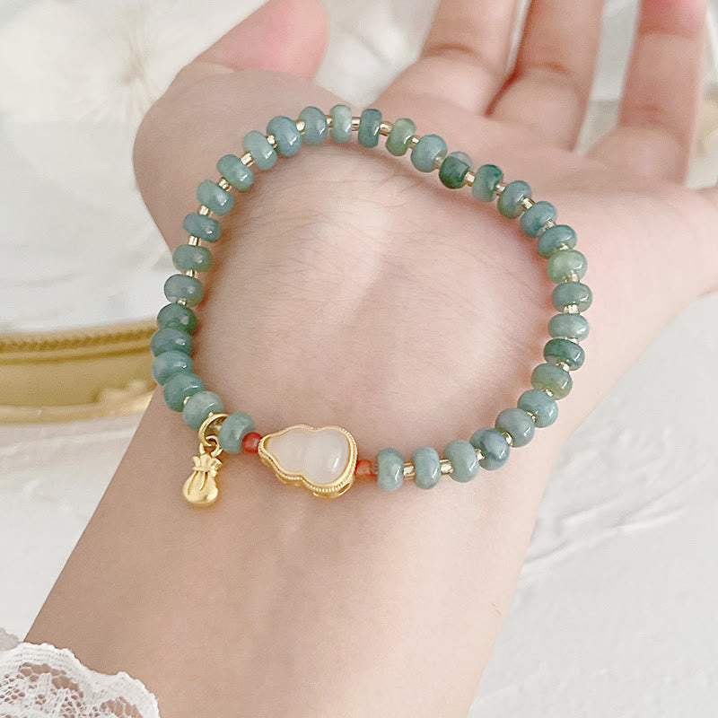 Natural Hetian Jade Prosperity Bracelet with PiXiu Charm - Image 8