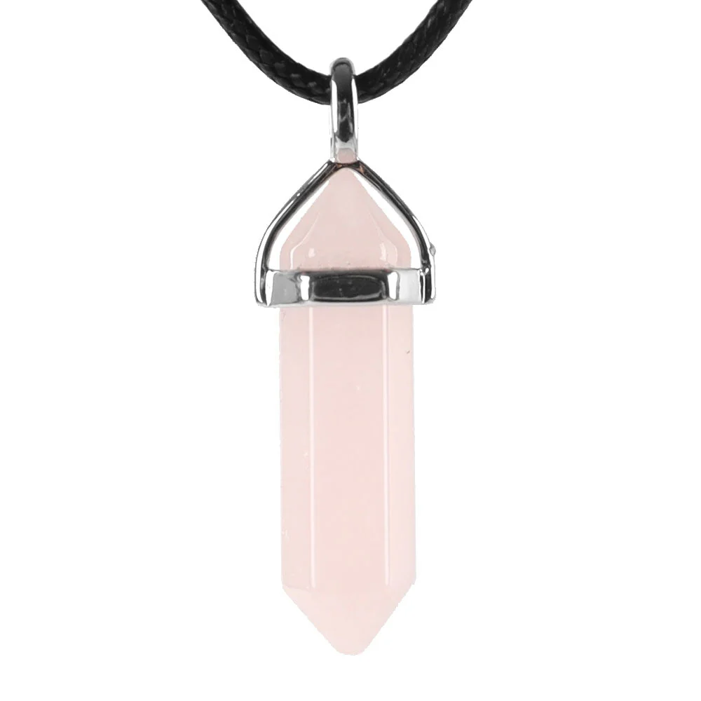 Hexagonal Chakra Pendant - Natural Gemstone Healing Crystal Necklace - Image 17